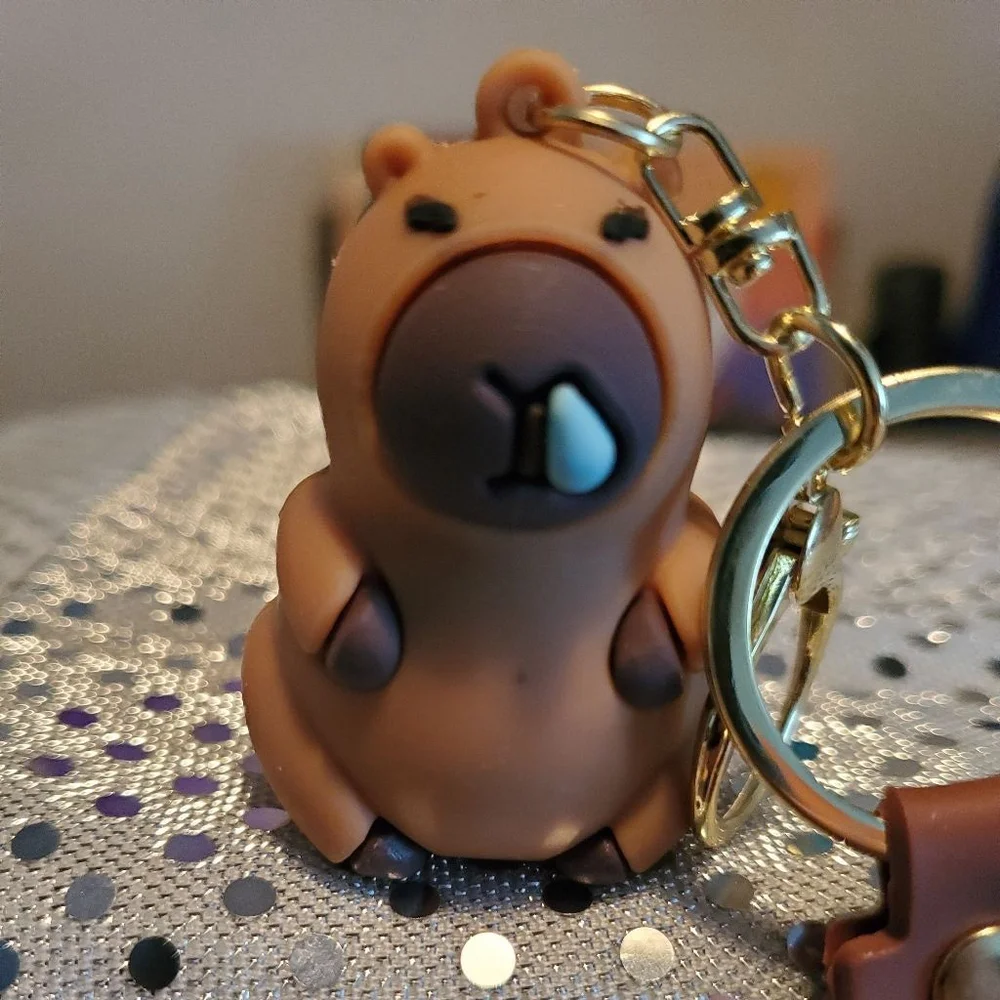 Snotty Nose, but still a cutey. Capybara Keychain
